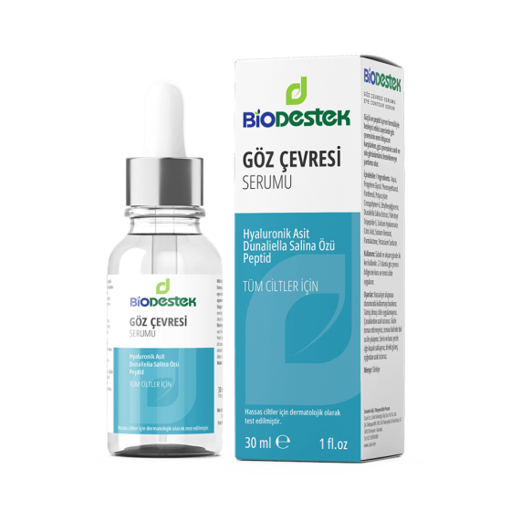 Göz Çevresi, Hyaluronik Asit ve Dunaliella Salin Özlü Göz Çevresi Bakım Serumu 30 ml - 1