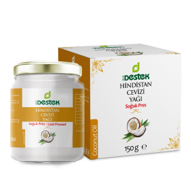 Hindistan Cevizi Yağı (Soğuk Sıkım) 150 ml - Destek
