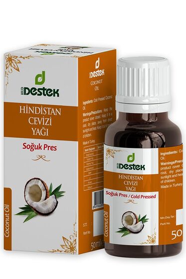 Hindistan Cevizi Yağı (Soğuk Sıkım) 50 ml - 1