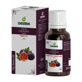 İncir Çekirdeği Yağı (Soğuk Sıkım) 20 ml - Destek
