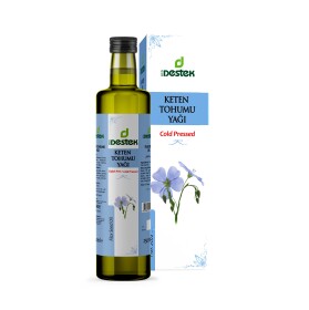 Keten Tohumu Yağı (Soğuk Sıkım) 250 ml - Destek