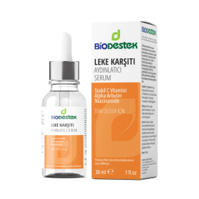 Leke Karşıtı, Aydınlatıcı C Vitaminli Cilt Bakım Serumu 30 ml - Biodestek