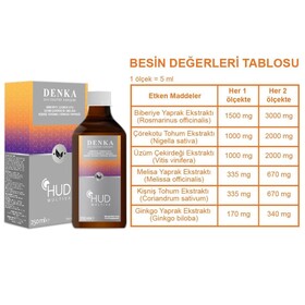 Multiva Denka / Ginkgo, Biberiye ve Üzüm Çekirdeği Ekstraktı İçeren Takviye Edici Gıda 250 ml - 2