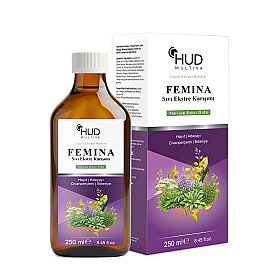 Multiva Femina / Civanperçemi, Hayıt, Adaçayı, Biberiye Ekstraktı ve Folik Asit İçeren Takviye Edici Gıda 250 ml - Hud