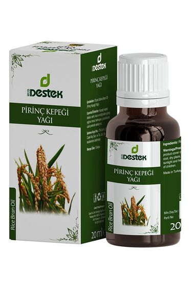 Pirinç Kepeği Yağı (Soğuk Sıkım) 20 ml - 1