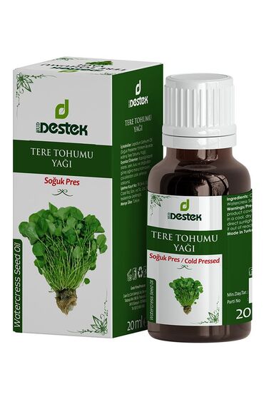 Tere Tohumu Yağı (Soğuk Sıkım) 20 ml - 1