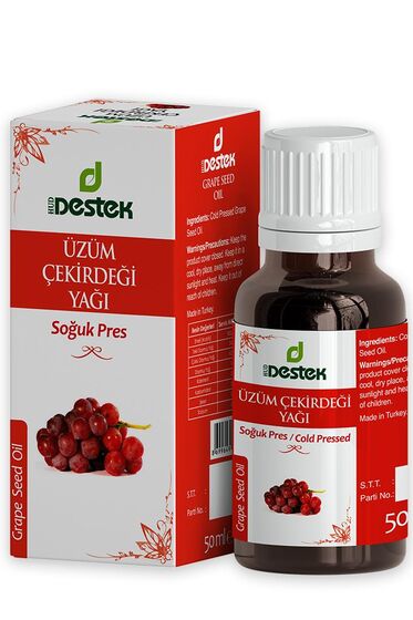 Üzüm Çekirdeği Yağı (Soğuk Sıkım) 50 ml - 1